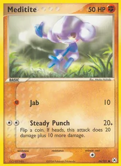 Meditite (EX Hidden Legends #66/101)