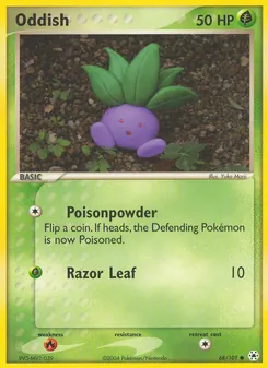 Oddish (EX Hidden Legends #68/101)