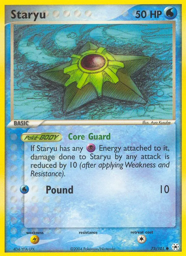 Staryu (EX Hidden Legends #75/101)