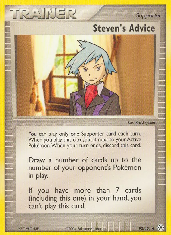 Steven's Advice (EX Hidden Legends #92/101)
