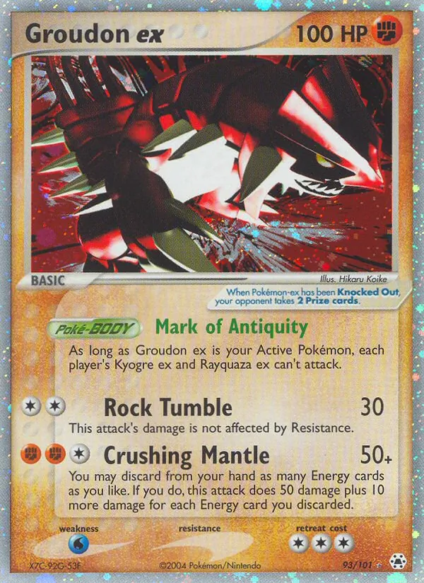 Groudon ex (EX Hidden Legends #93/101)