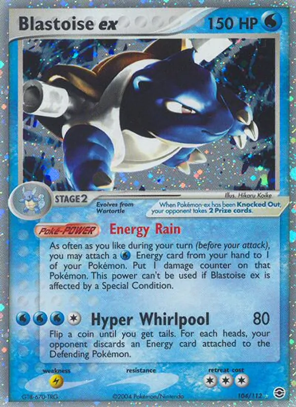 Blastoise ex (EX FireRed & LeafGreen #104/112)