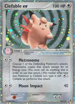Clefable ex (EX FireRed & LeafGreen #106/112)