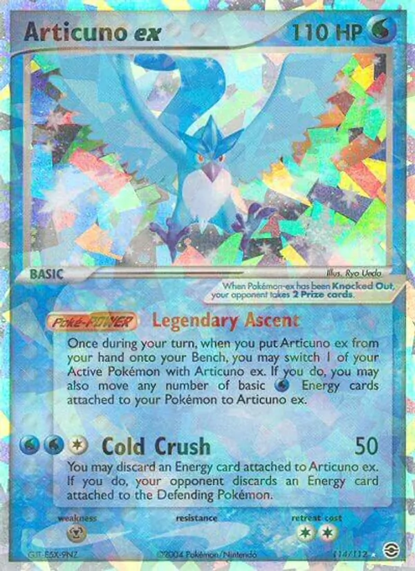 Articuno ex (EX FireRed & LeafGreen #114/112)