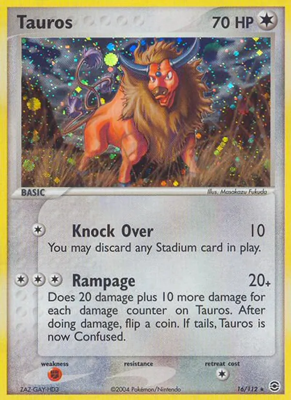 Tauros (EX FireRed & LeafGreen #16/112)