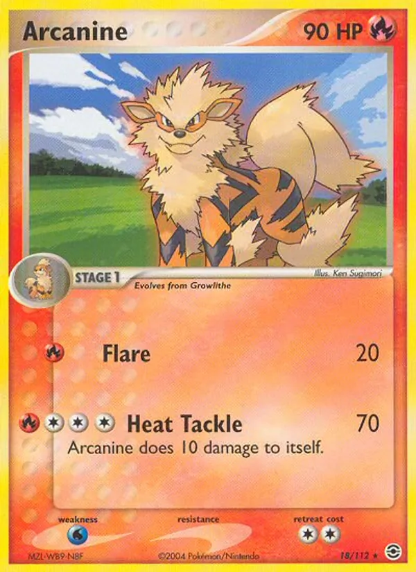 Arcanine (EX FireRed & LeafGreen #18/112)
