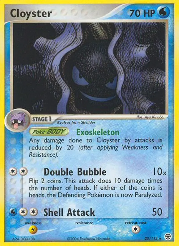 Cloyster (EX FireRed & LeafGreen #20/112)