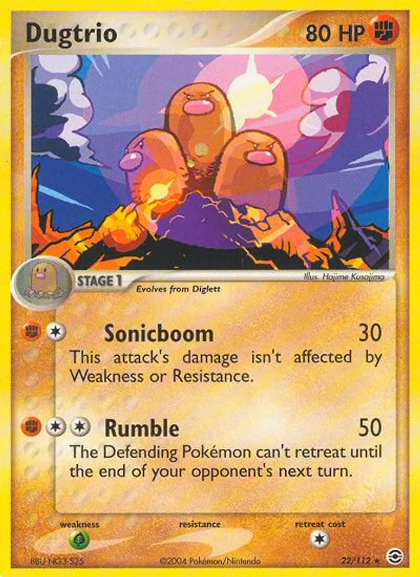 Dugtrio (EX FireRed & LeafGreen #22/112)