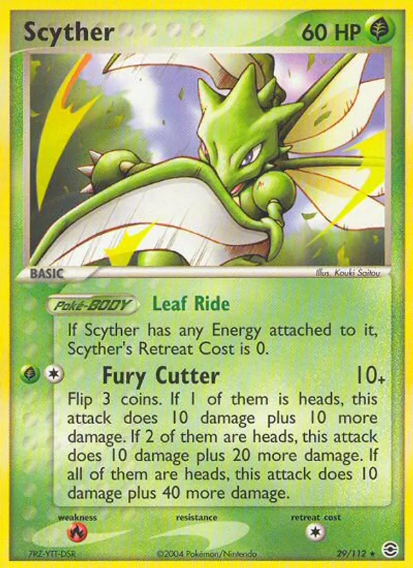 Scyther (EX FireRed & LeafGreen #29/112)