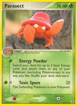 Parasect (EX FireRed & LeafGreen #43/112)