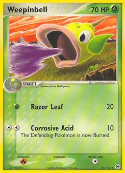 Weepinbell (EX FireRed & LeafGreen #51/112)