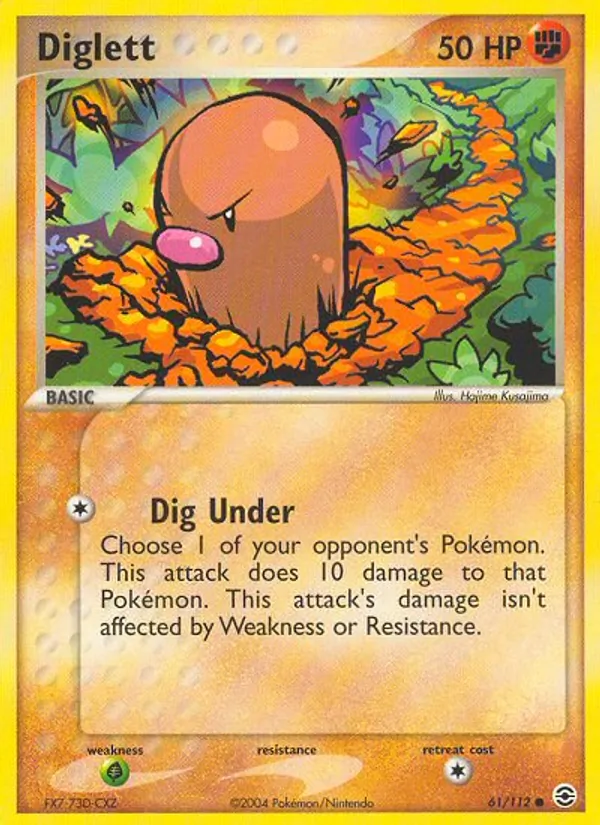 Diglett (EX FireRed & LeafGreen #61/112)