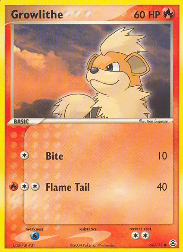 Growlithe (EX FireRed & LeafGreen #64/112)