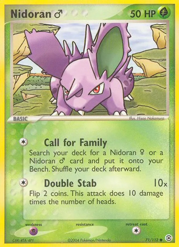 Nidoran♂ (EX FireRed & LeafGreen #71/112)