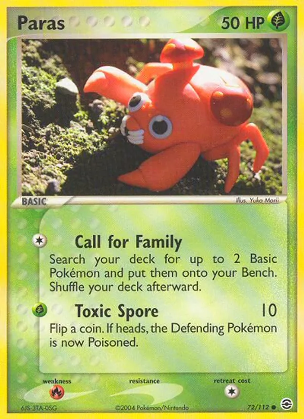 Paras (EX FireRed & LeafGreen #72/112)