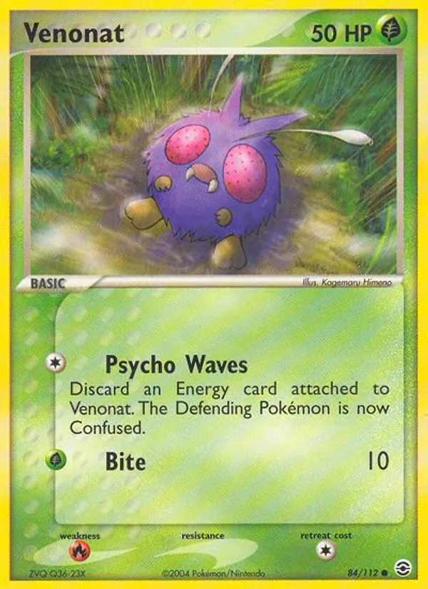 Venonat (EX FireRed & LeafGreen #84/112)