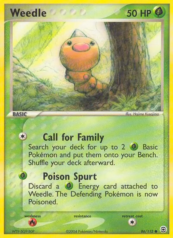 Weedle (EX FireRed & LeafGreen #86/112)