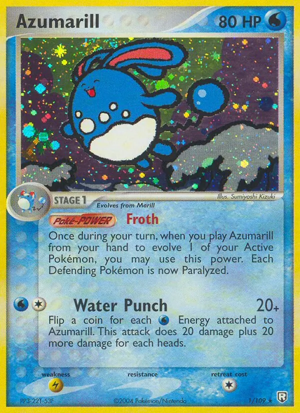 Azumarill (EX Team Rocket Returns #1/109)