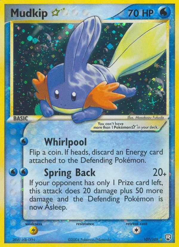 Mudkip ☆ (EX Team Rocket Returns #107/109)