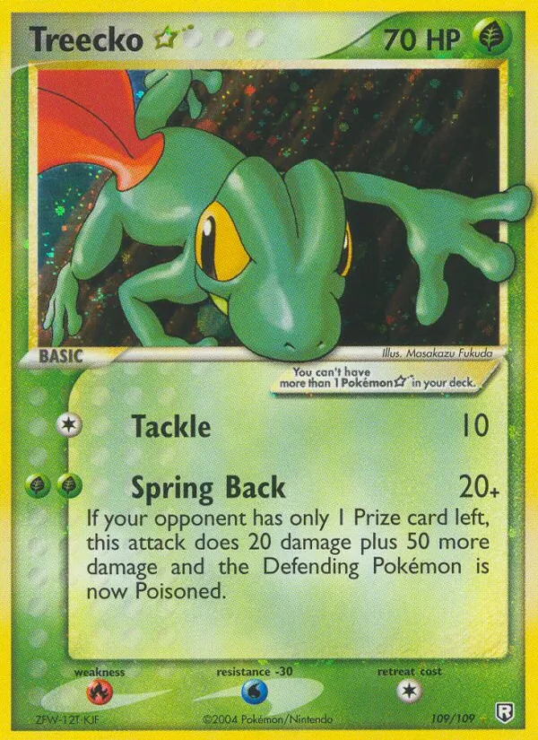 Treecko ☆ (EX Team Rocket Returns #109/109)