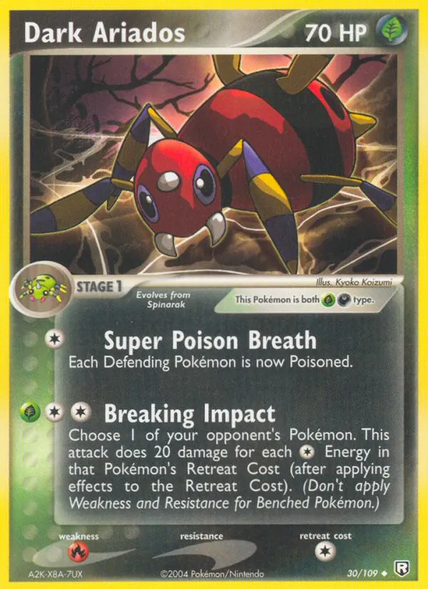 Dark Ariados (EX Team Rocket Returns #30/109)