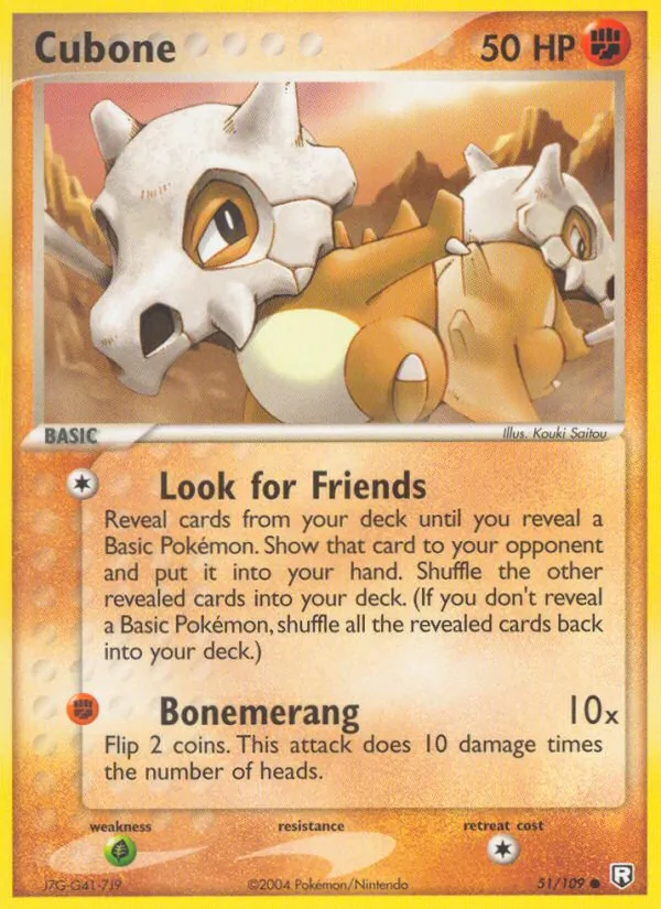 Cubone (EX Team Rocket Returns #51/109)