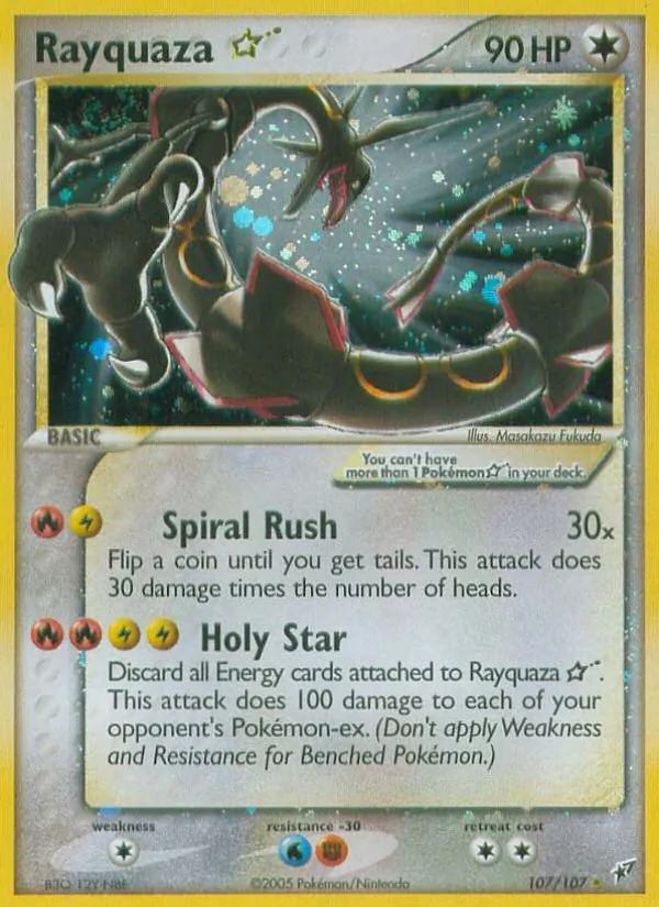 Rayquaza ☆ (EX Deoxys #107/107)