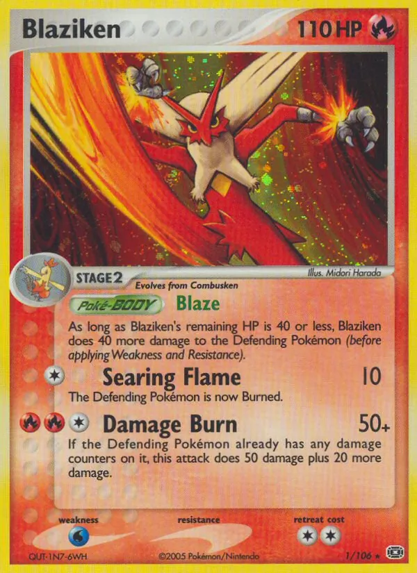 Blaziken (EX Emerald #1/106)