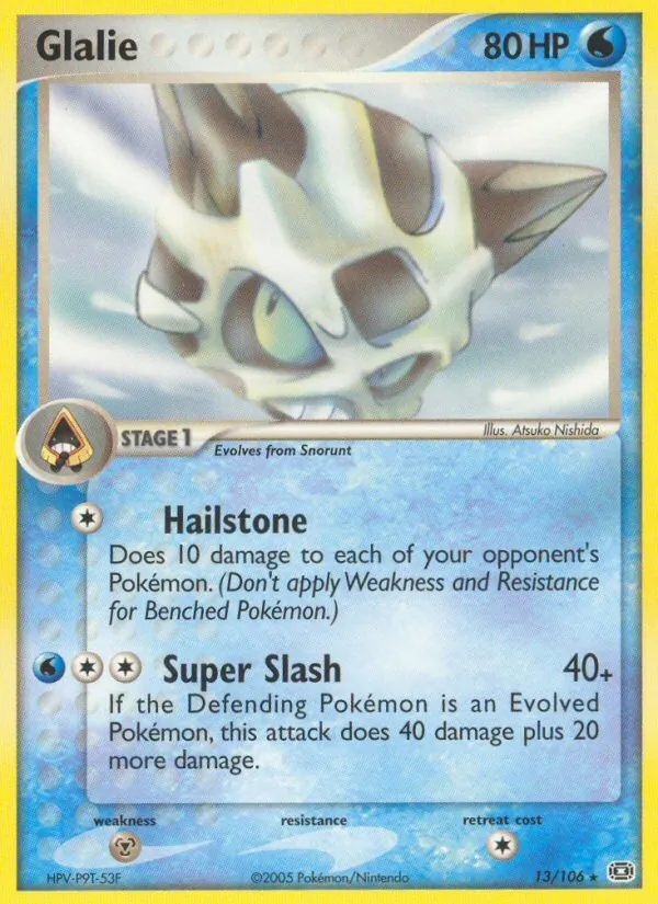 Glalie (EX Emerald #13/106)