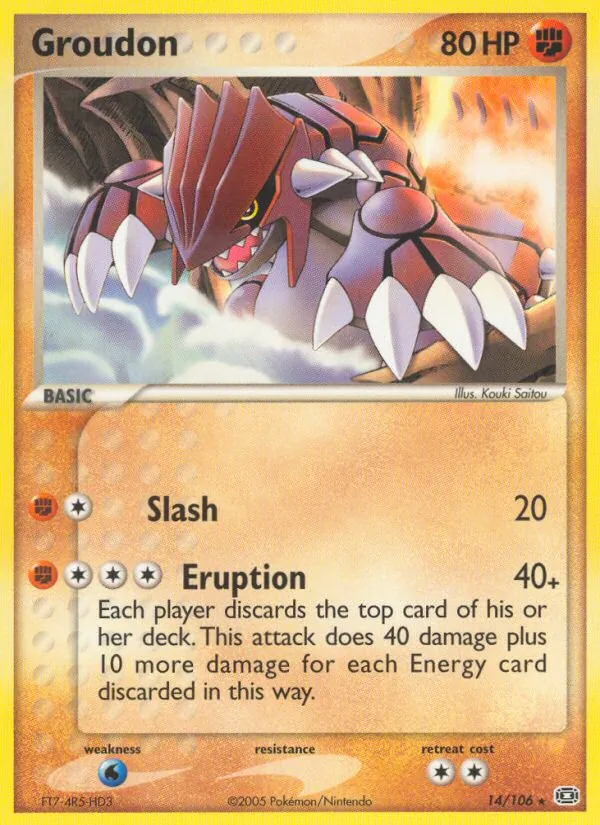 Groudon (EX Emerald #14/106)