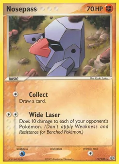 Nosepass (EX Emerald #17/106)