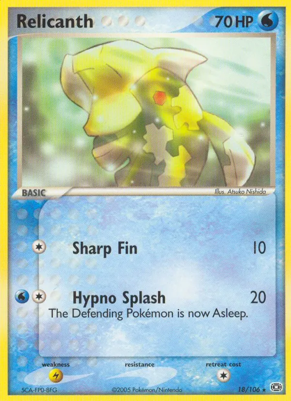 Relicanth (EX Emerald #18/106)