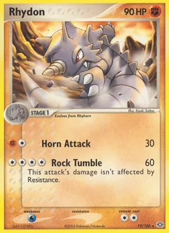 Rhydon (EX Emerald #19/106)