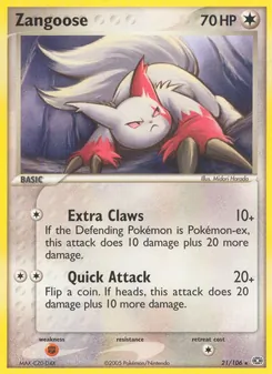 Zangoose (EX Emerald #21/106)