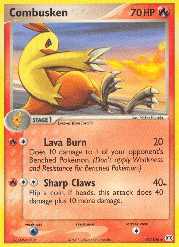Combusken (EX Emerald #25/106)