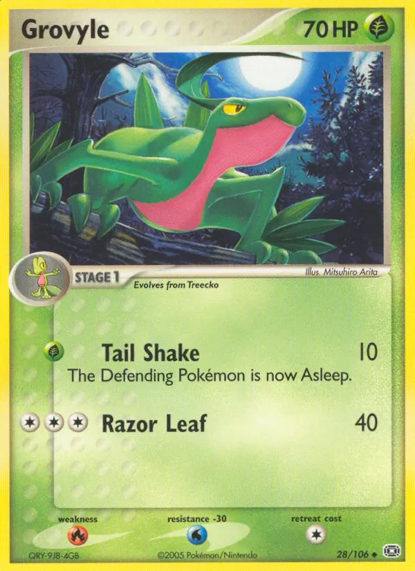 Grovyle (EX Emerald #28/106)