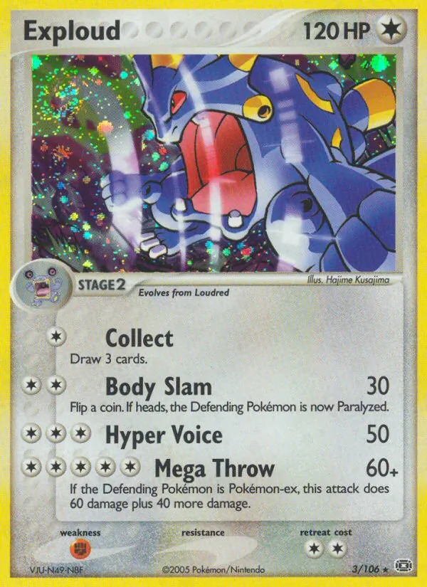 Exploud (EX Emerald #3/106)