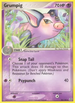 Grumpig (EX Emerald #30/106)
