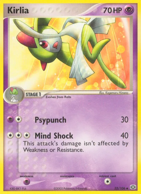 Kirlia (EX Emerald #33/106)