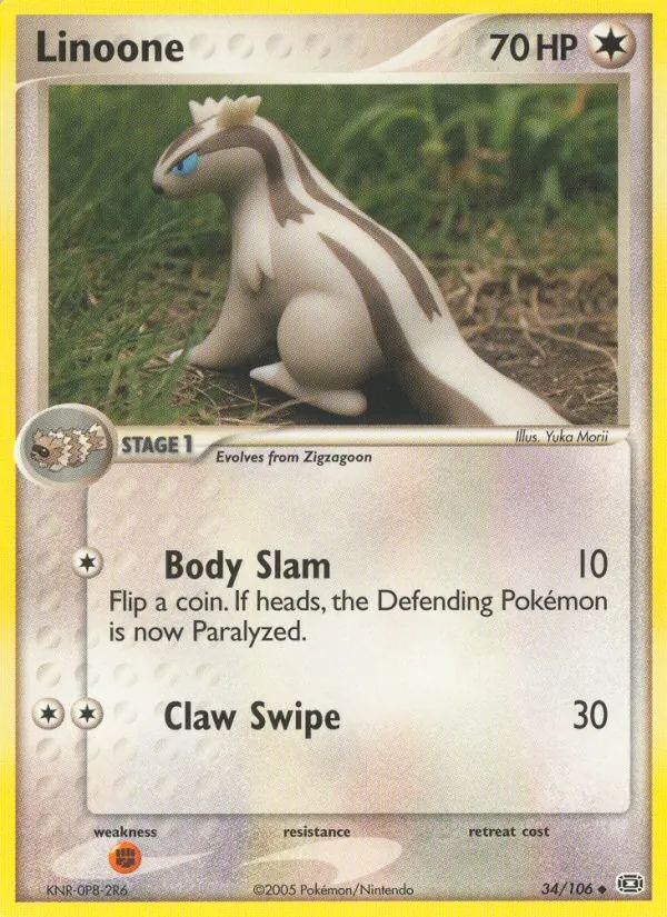 Linoone (EX Emerald #34/106)
