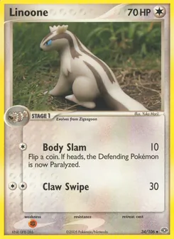 Linoone (EX Emerald #34/106)