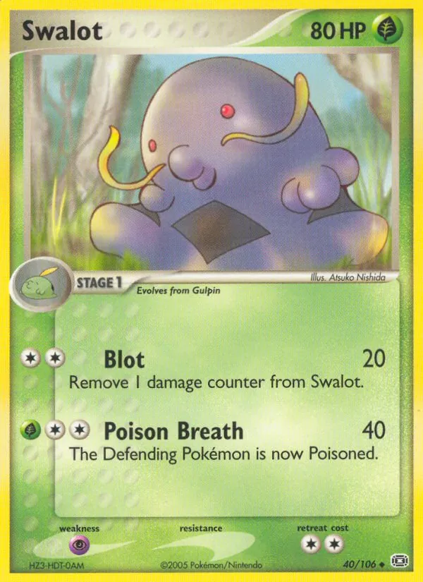 Swalot (EX Emerald #40/106)