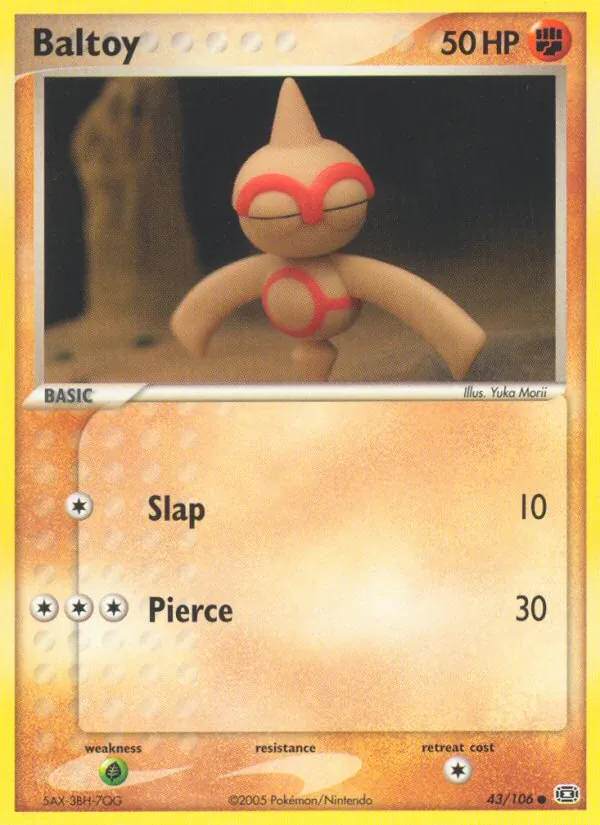 Baltoy (EX Emerald #43/106)