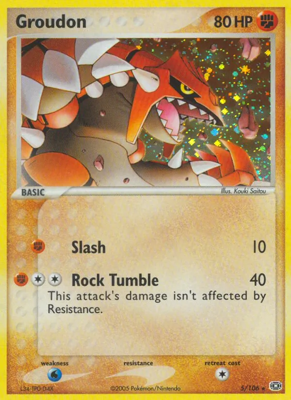 Groudon (EX Emerald #5/106)