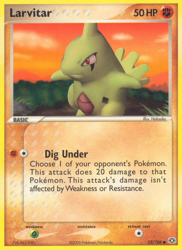 Larvitar (EX Emerald #52/106)