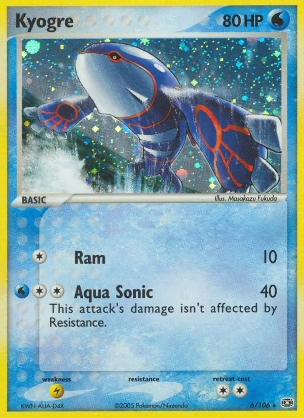 Kyogre (EX Emerald #6/106)