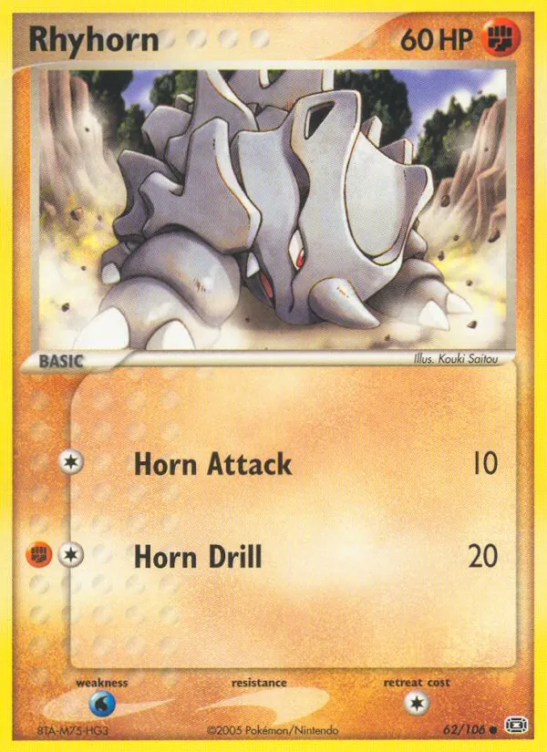 Rhyhorn (EX Emerald #62/106)