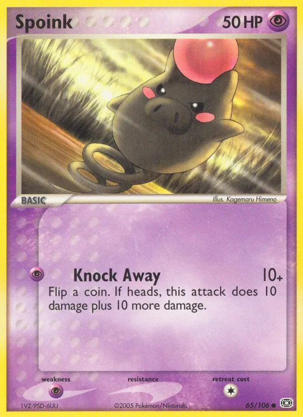 Spoink (EX Emerald #65/106)