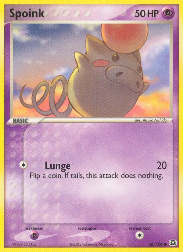 Spoink (EX Emerald #66/106)