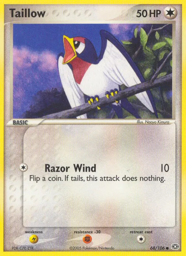 Taillow (EX Emerald #68/106)